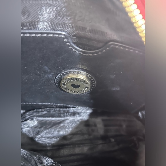 Love Moschino woman’s Polyurethane quilted logo Crossbody Bag Red - Picture 9 of 16